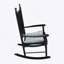 Chaise berçante en bois-1219543397