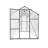 6X10 FT Polycarbonate Walk-In Greenhouse, Raised Base-128769452