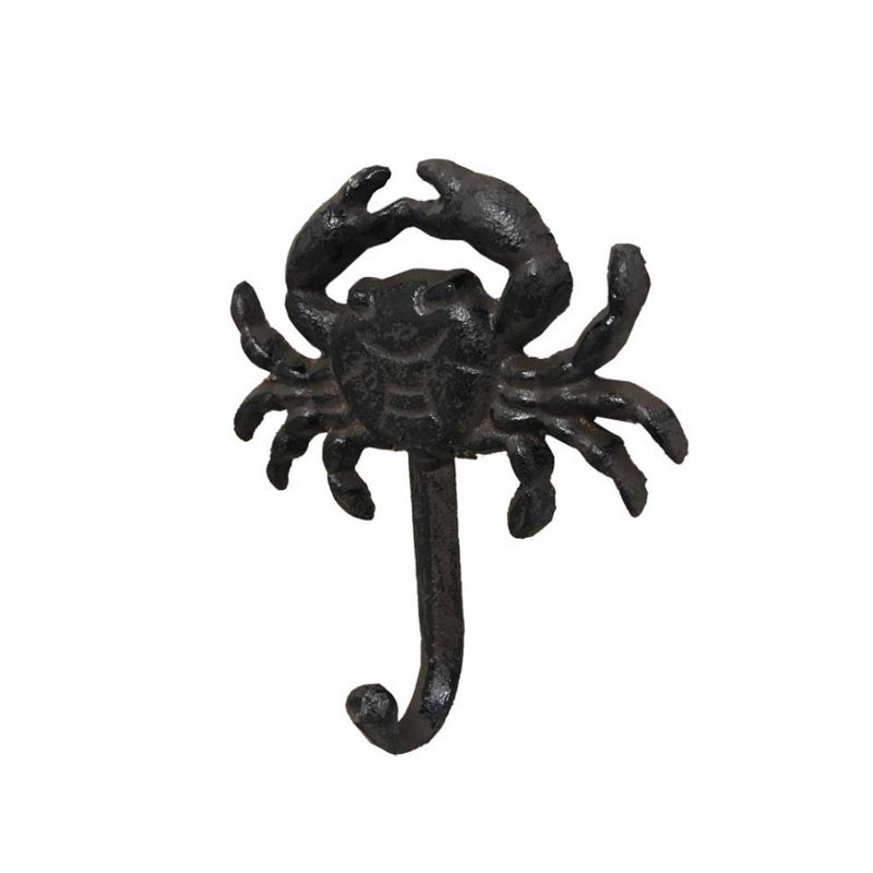 Crochet mural crabe Jonette, Noir