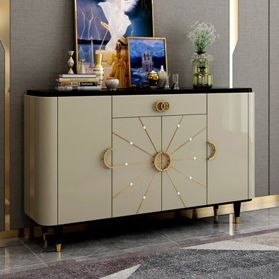 American-style minimalist light luxury sideboard