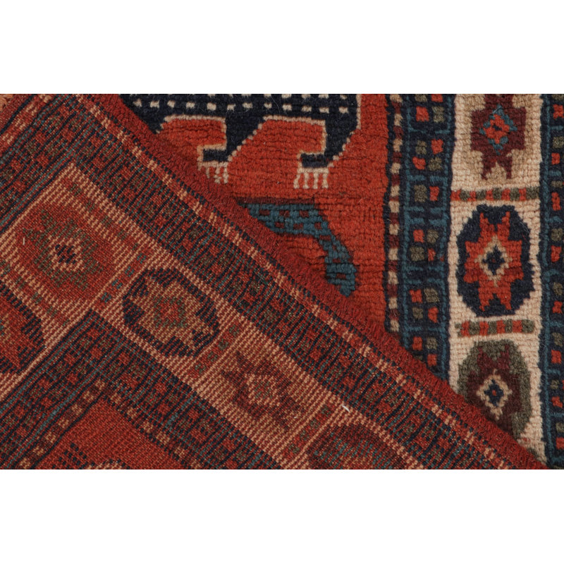 Rare One-of-a-Kind 4’3” X 6’4” Hand Knotted Area Rug