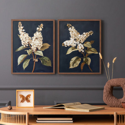 FLORAL Series CLVI-Premium Framed Print -Ready to Hang - No Nails Required - No Nails Required