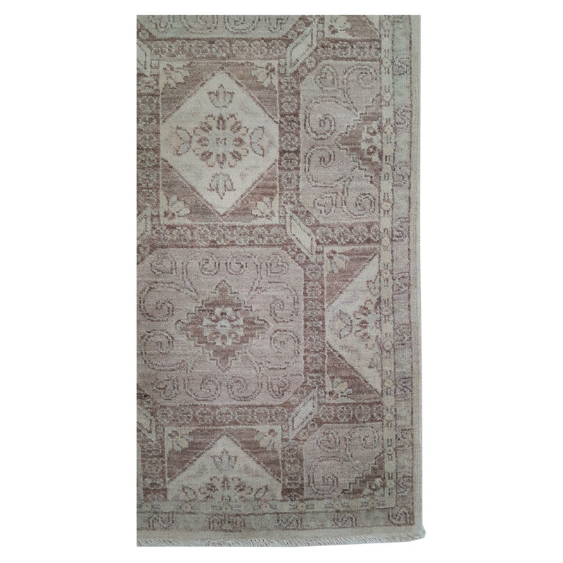 Davey Hand Knotted 3x19 Ivory Runner