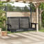 Garden Swing Bench With Metal Chains Solid Wood Fir-2032807672