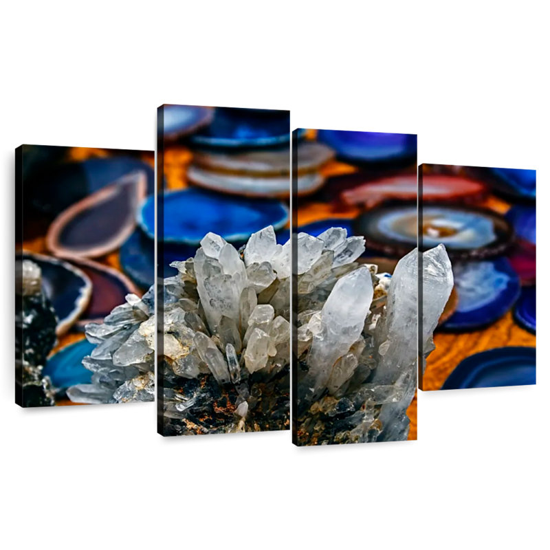Alvord Mineral Crystals, 54" H x 84" W