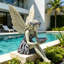 Magical Fairy Garden Statue - Elegant Resin Elf Outdoor Decor