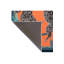 Tapis décoratif lavable orange à motif animal léopard-623770614