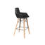 Faz Wood - Bar Stool With Arms - Set Of 4 - Basic/Injection-64446599