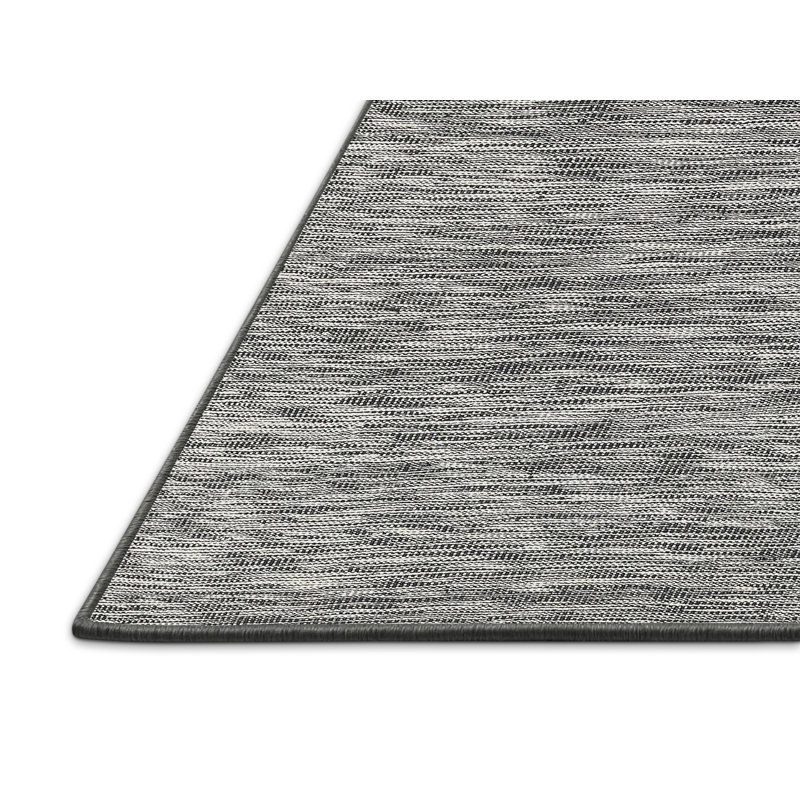 Tapis contemporain noir, Rectangle 5 pi x 7 pi