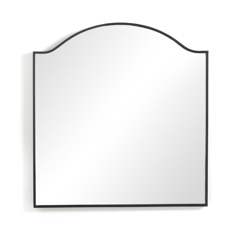 Jacques Mirror-Antique Brass, Gunmetal, 40" x 38"