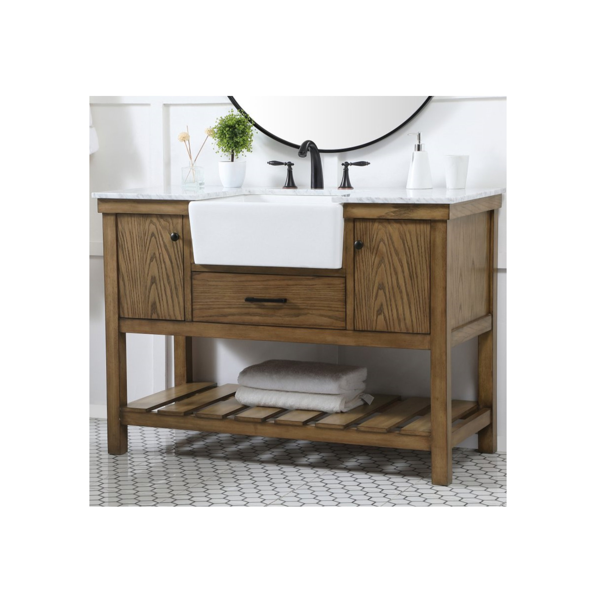Pelaghia 48'' Single Bathroom Vanity, Driftwood