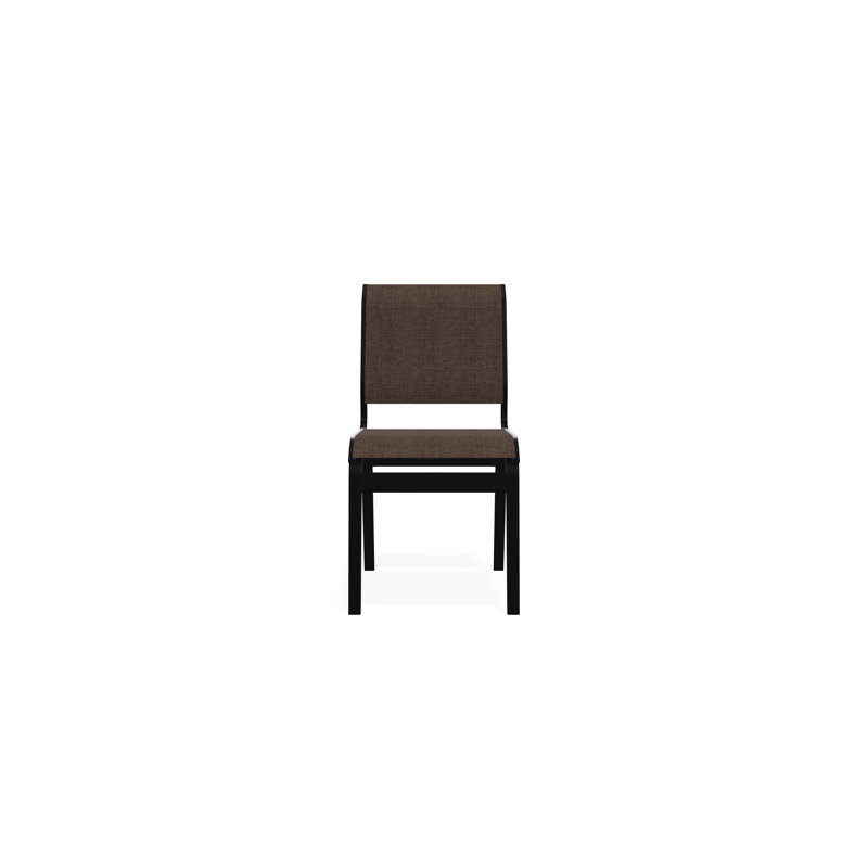 Chaise sans accoudoirs Aruba II, Moka Sunbrella®, Noir