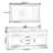 Chinese-style marble solid wood bathroom cabinet