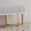 Boucle Upholstered Bench-1217625661