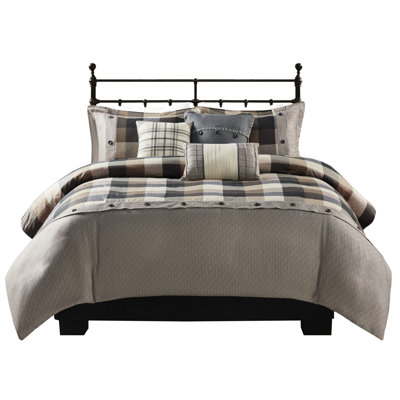 Luxury King/ King Herringbone Duvet Cover With Embroidered Accents And Pillows For Featuring Bold Patterns