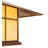 45" Square Seneca Double Bar Mission Pier Mount