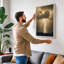 Storm Lightning Minimalist - Wrapped Canvas-483818835-483818856