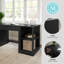 Bureau modulaire à tiroir simple et 2 tablettes à 2 niveaux Martha Stewart Kayden-109713841