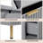 47.2"  Fluted 6 Drawer Dresser For Bedroom, Deep Drawers-1416263550