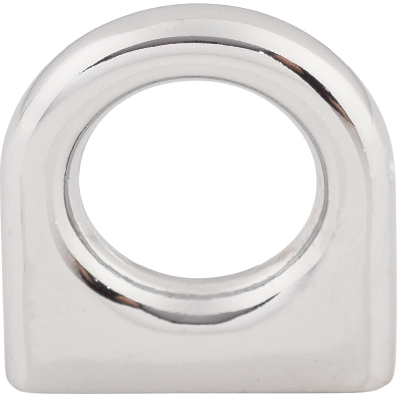 Ring 5/8" Center to Center Round Knob, Polished Chrome