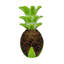 Figurine ananas en bois sculptée à la main
