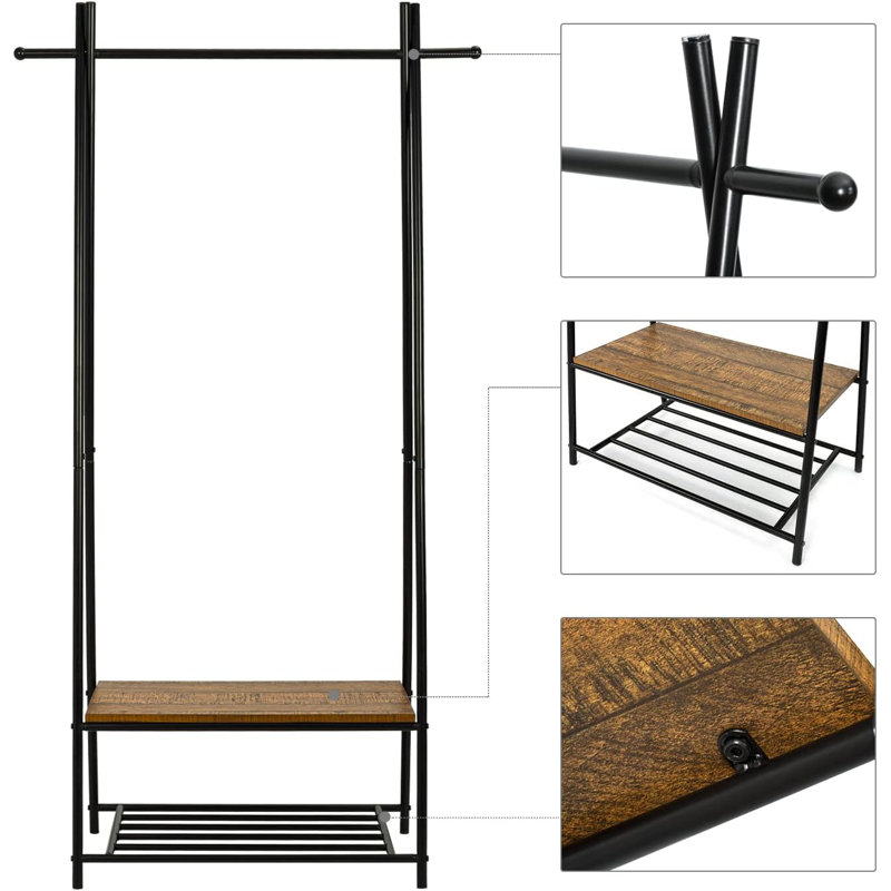 Metal Freestanding Coat Rack