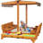 Aivituvin 47.2'' x 51.9'' Square Sandbox with Cover