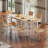 Extendable Plastic Dining Table-1068607356
