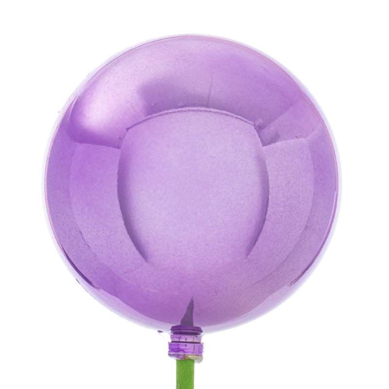  Ornement en forme de boule de perle lavande 3 po x 18 po, 12 par sac.