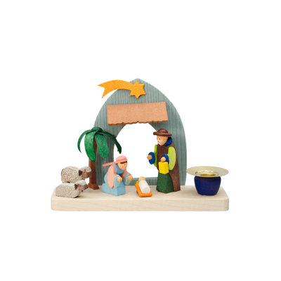 Surmatelas arbre bougeoir crèche scene Graupner