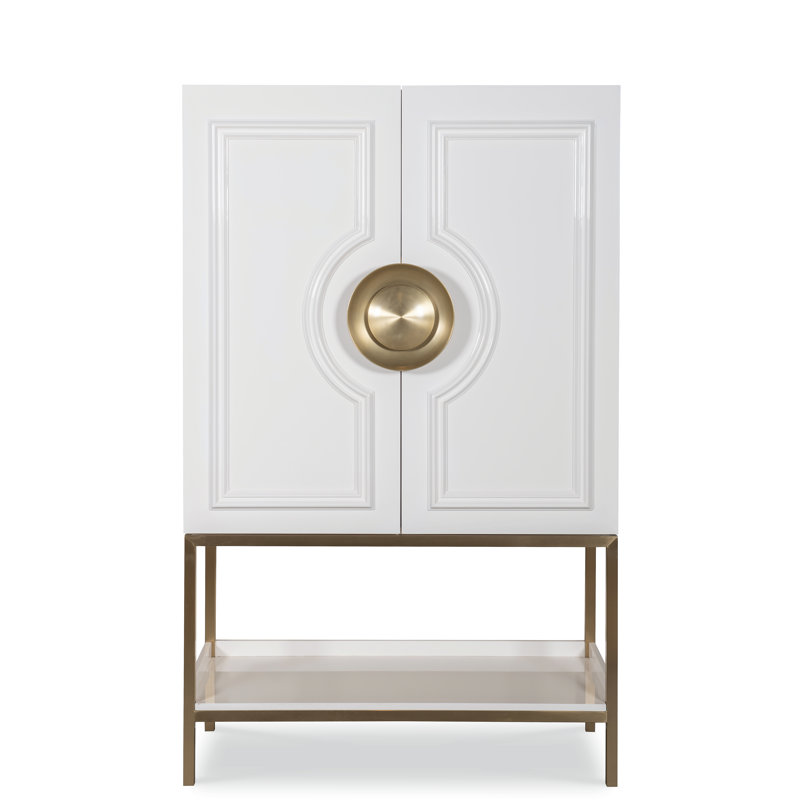 Cadence Bar Cabinet, White