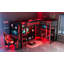 Base de lit de jeu en L en forme de L avec lumières DEL RVB-256267675