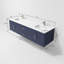 Ensemble de meuble-lavabo double mural 72 "avec miroir Geneva-1378554681-1461256126