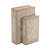 Decorative Book Boxes with Soft Multi-Floral - Set of 2 - Multi