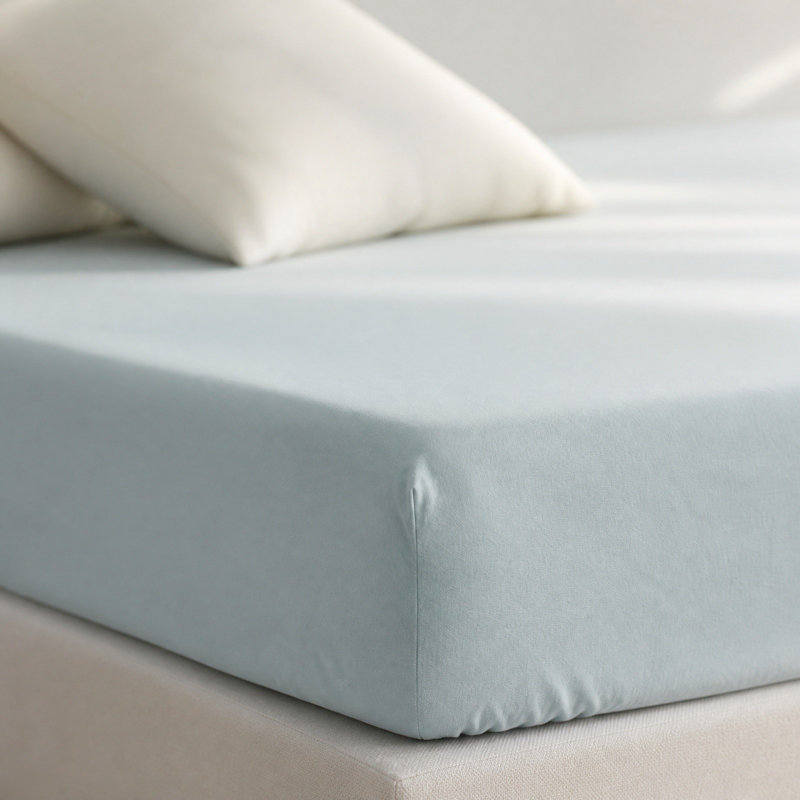 drap-housse Lenzing haut de gamme, Bleu clair