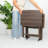 PJ Wood 5 Pack XL Oversize Tray Table, Living Room or Kitchen, Rustic Espresso-119688697