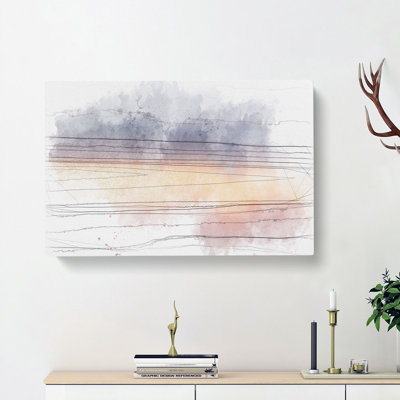 Cloud Stripes - Wrapped Canvas
