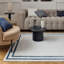 Carmel Modern Bordered Cream/Navy Area Rug-115175882