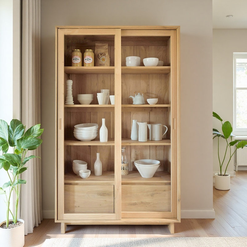 Vitrine moderne minimaliste Burlywood