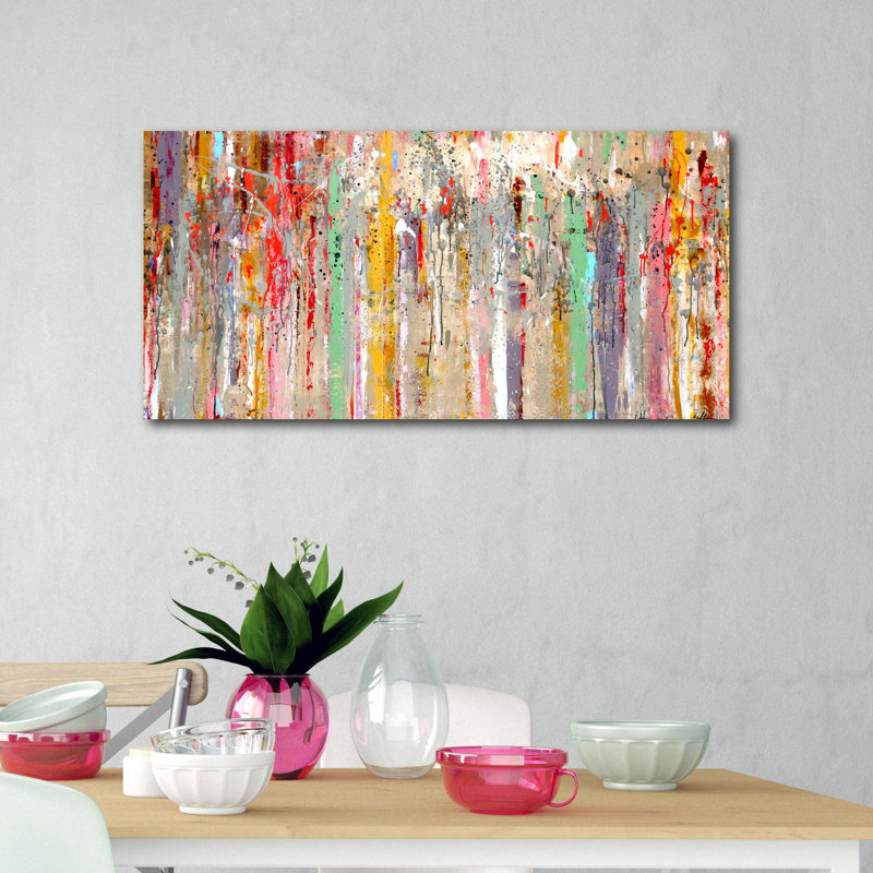 Reproduction d’art sur toile tendue « tropic reflection ii », H 12 po x l 24 po x P 1,5 po