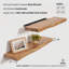 2 tablettes murales flottantes récupérées à rebord vivant, étagère de rangement murale en bois rustique-1904918923-1904918919
