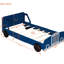 Lit de voiture simple bleu avec roulettes et couleur attrayante - Améliorez le décor de la chambre à coucher Les caractéristiques de confort en forme de voiture répondent à vos besoins-58830511-58830505