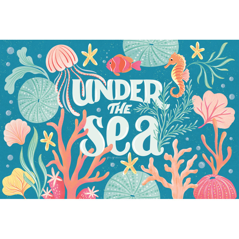 Under The Sea I by Gia Graham - Wrapped Canvas Print, 81cm H x 122cm W x 3.8cm D
