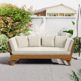 3-Seat Sofa With Foldable Arm 4 Back Pillows