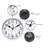 Classic Round Plastic Wall Clock 10-Inches-49448594