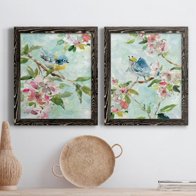 " Asbury Garden Song I " 2 - Pieces Painting Print