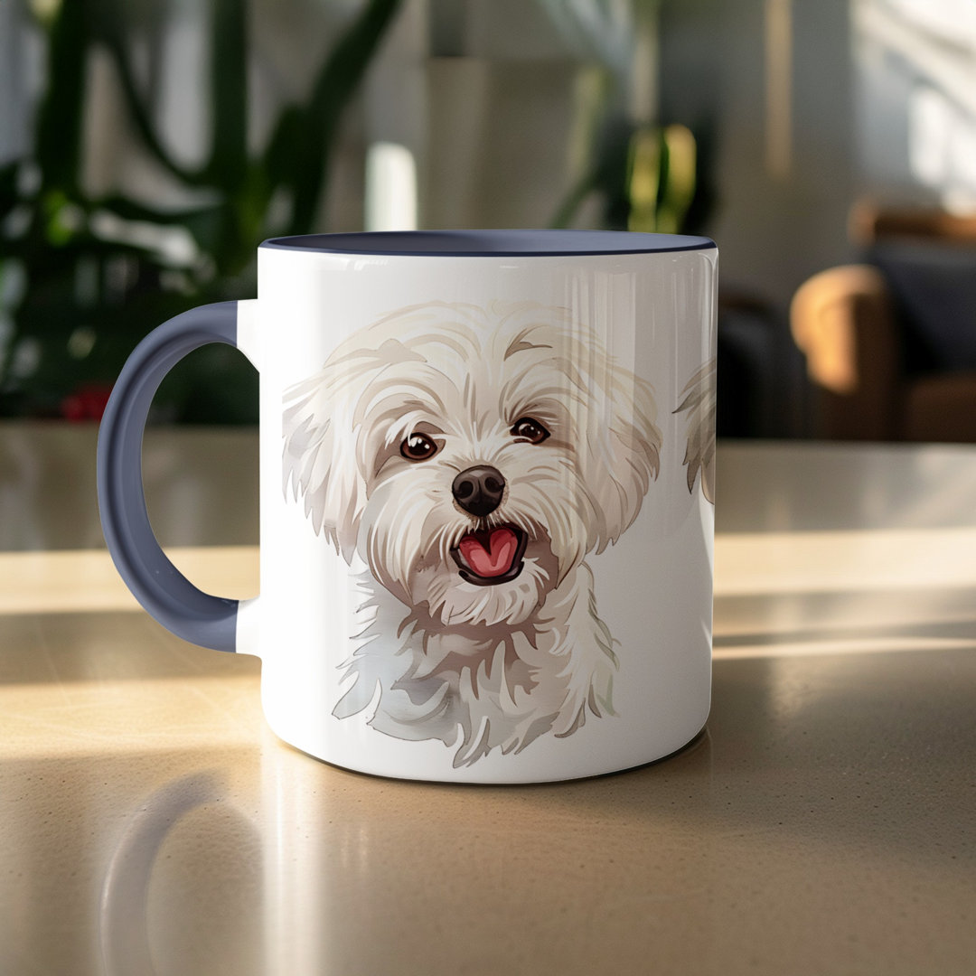 Watercolor Shiba Inu Design 11oz Coffee Mug
