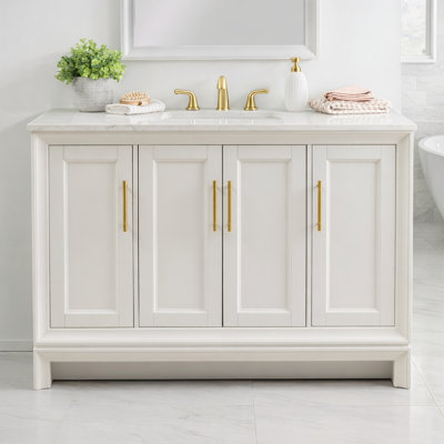 Anaheim 48 White Bath Vanity