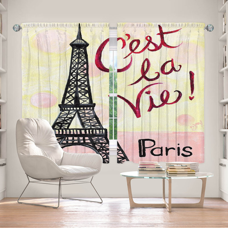 Paire de rideaux obscurcissant en polyester Damir, L 40 po x L 52 po
