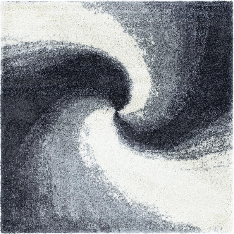 Abstract Indoor Rug, Square 8'